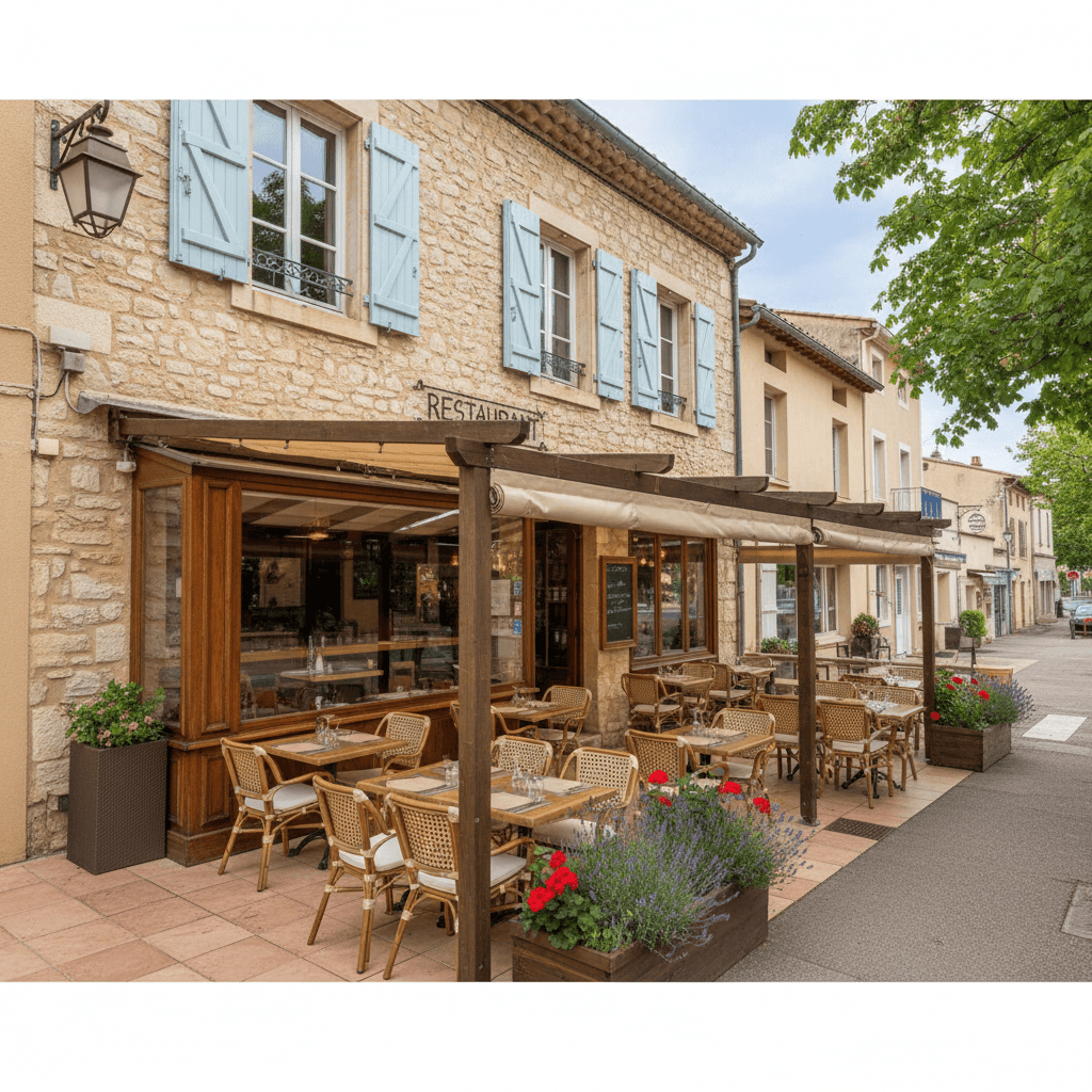 Restaurant 400m² à Jacou : terrasse - licence IV - Image 1