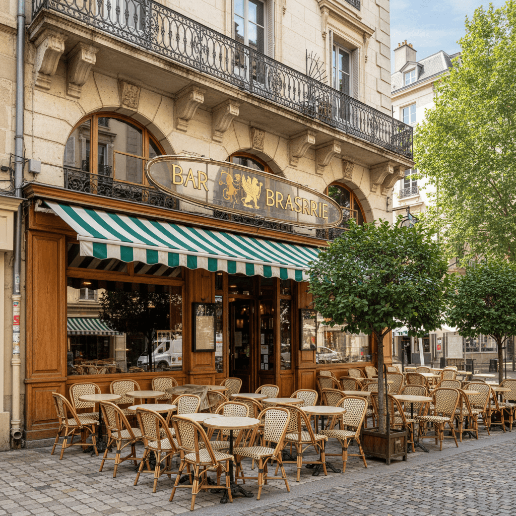 Bar-brasserie à Grenoble : terrasse - licence IV