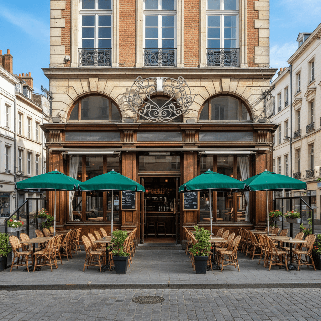 Bar-brasserie à Lille : terrasse - licence IV