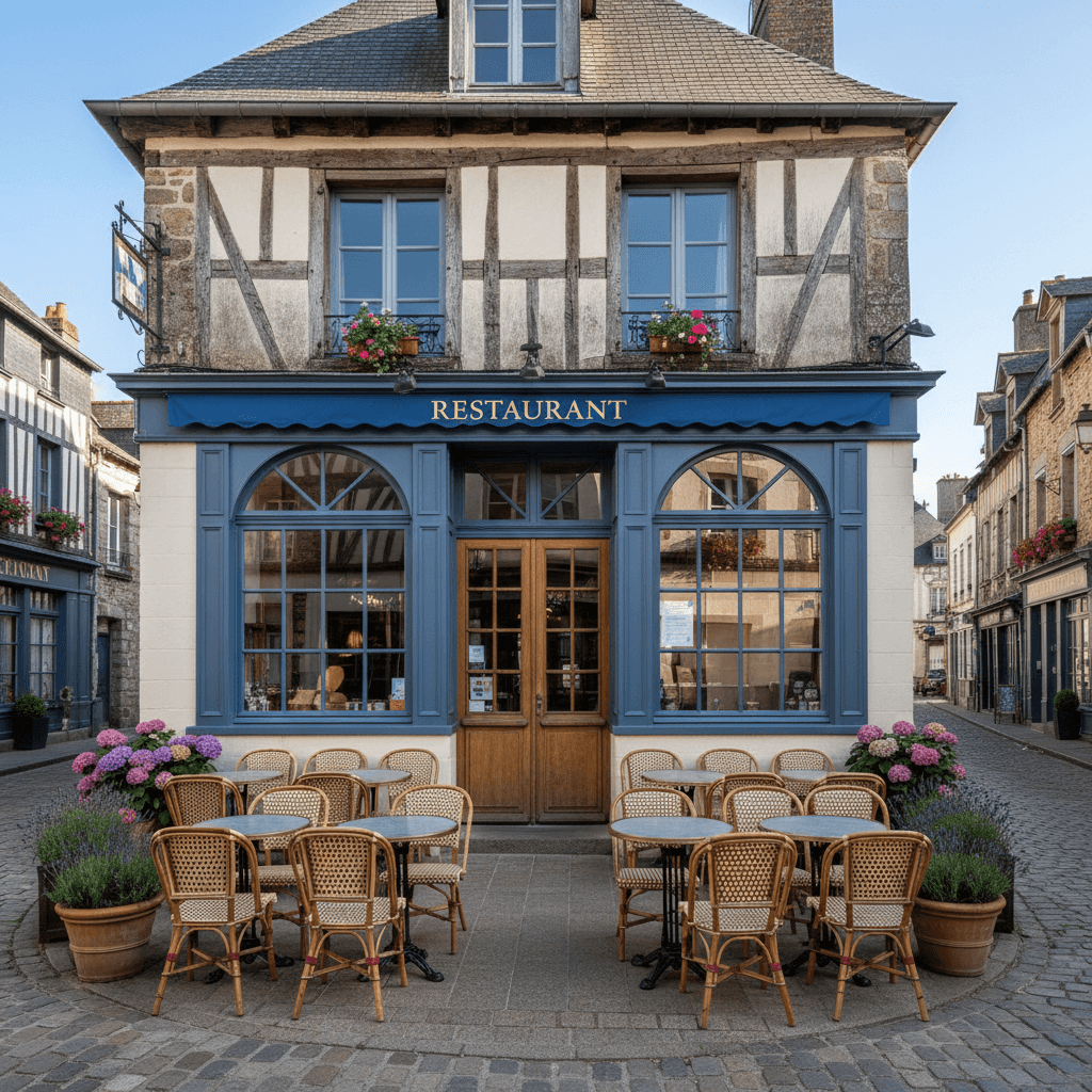 Restaurant 180m² à Dinan : terrasse - licence IV - Image 1