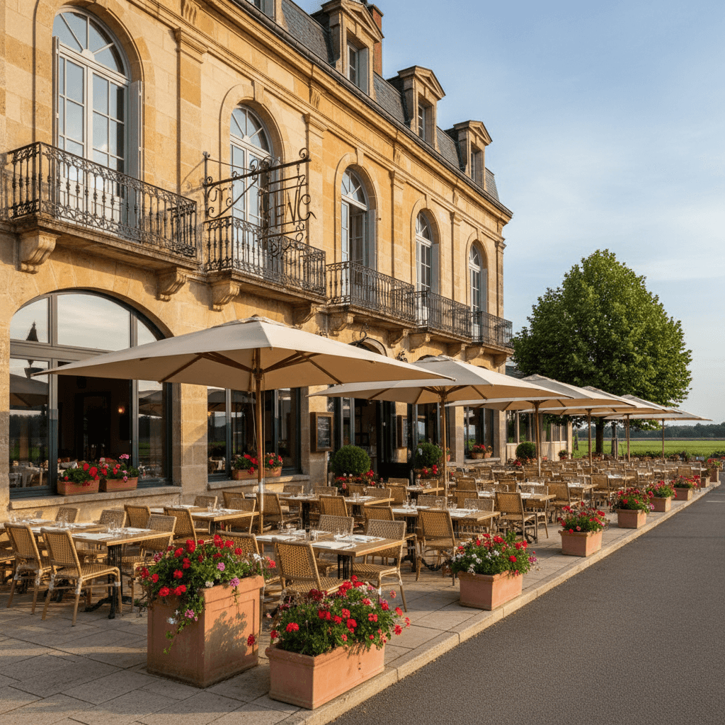 Restaurant 1000m² à Rhône : terrasse - licence IV - Image 1