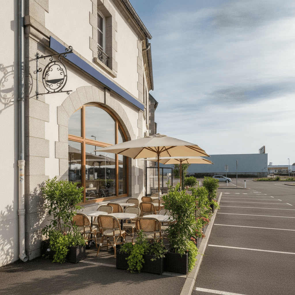 Fast-food 196m² à La Rochelle : terrasse - licence IV - Image 1