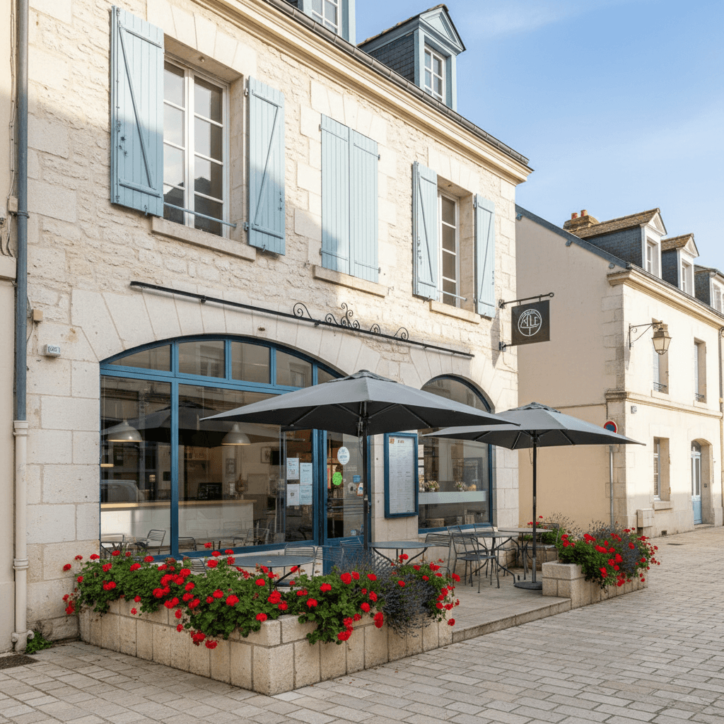 Snack 140m² à La Rochelle : terrasse - Image 1