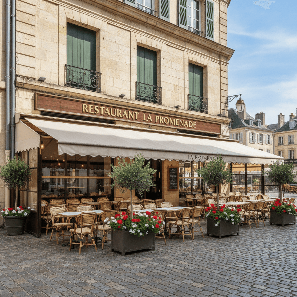 Restaurant 70m² à Metz : terrasse - licence IV - Image 1