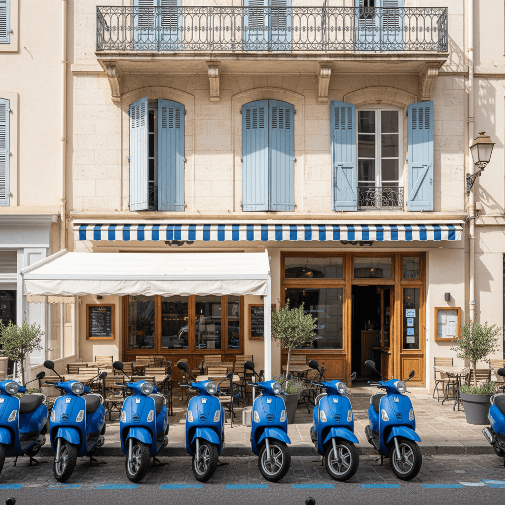 Fast-food à Antibes : terrasse - extraction - Image 1