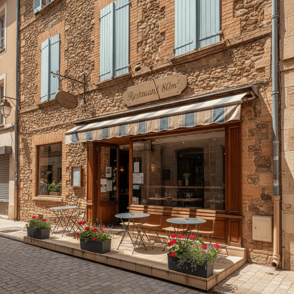 Restaurant 80m² à Toulouse : cuisine équipée