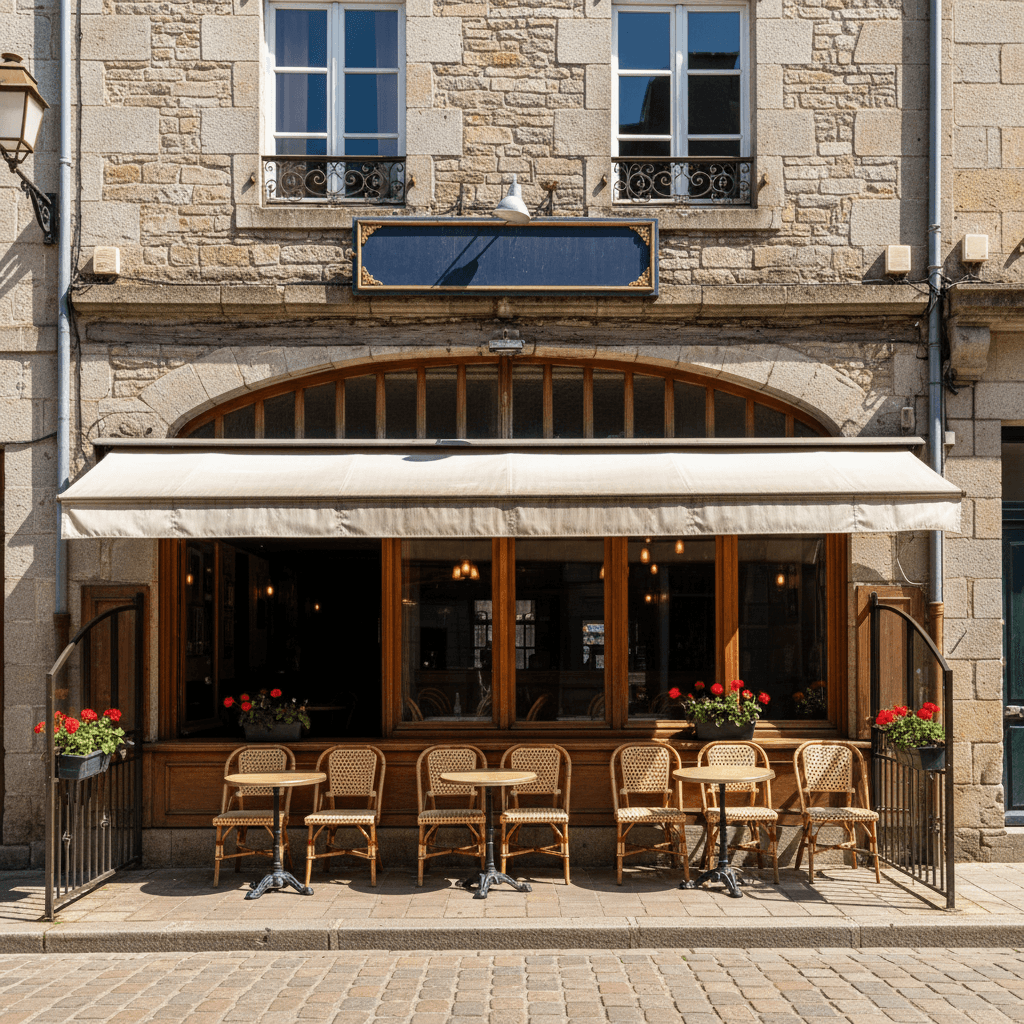 Bar-brasserie à Vannes : terrasse - licence IV - Image 1