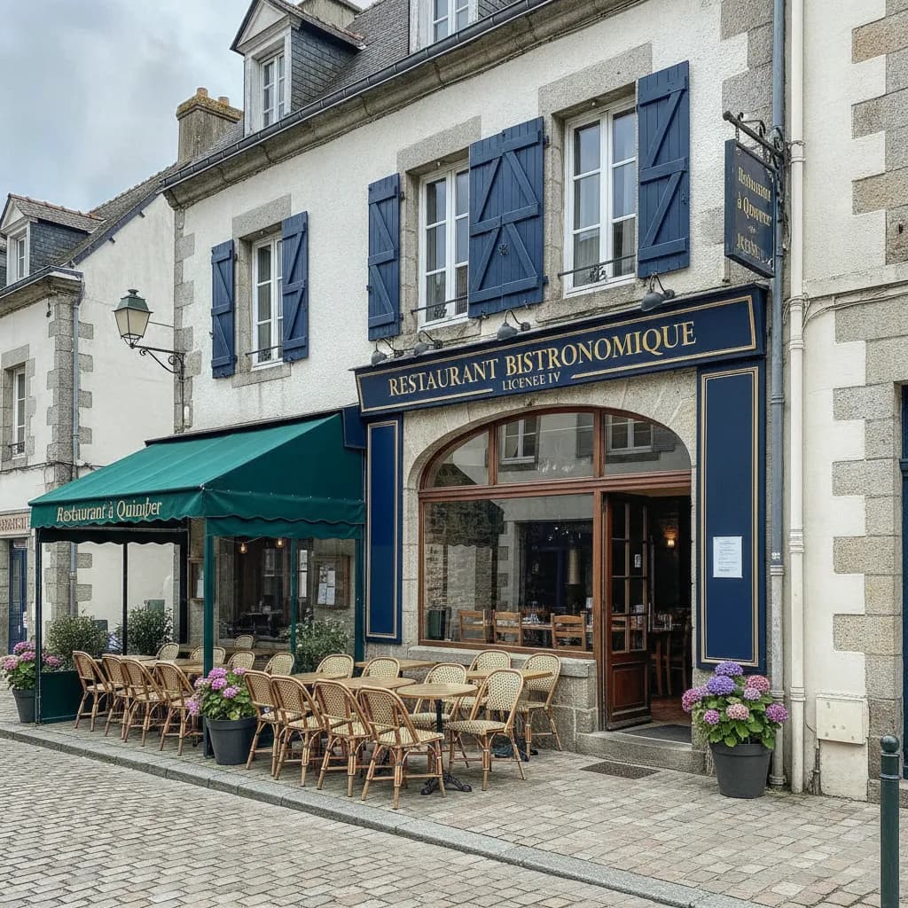Restaurant à Quimper : terrasse - licence IV - Image 1