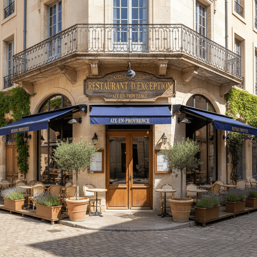 Restaurant 180m² à Aix-En-Provence : terrasse - licence IV