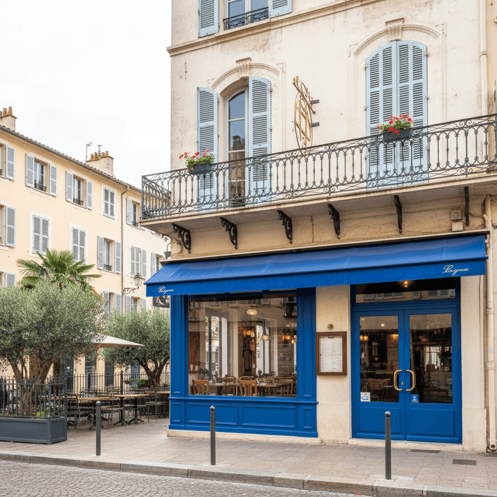 Restaurant 83m² à Nice : terrasse - licence IV