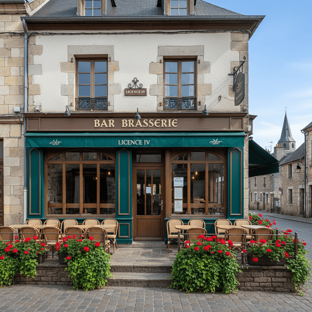Bar-brasserie à Domrémy-La-Pucelle : terrasse - licence IV - Image 1