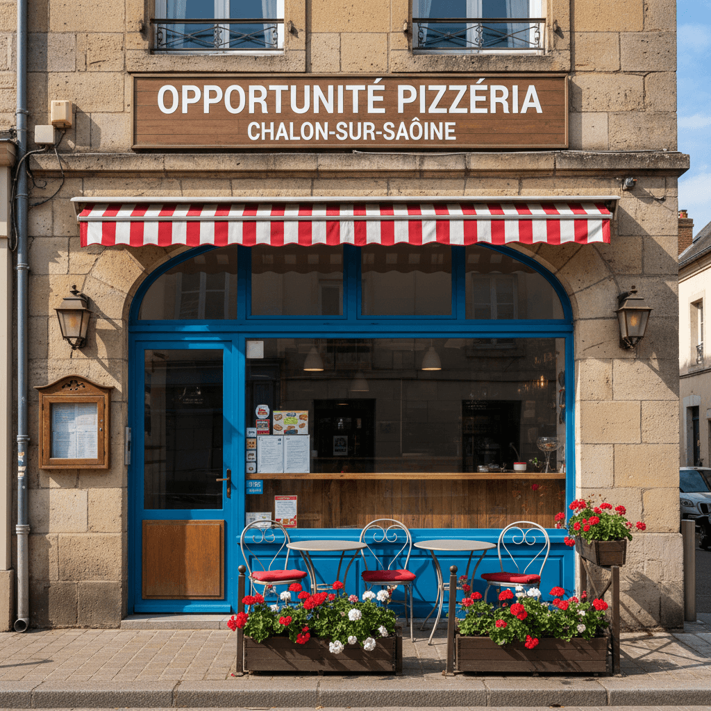 Fast-food à Chalon-Sur-Saône : terrasse - Image 1