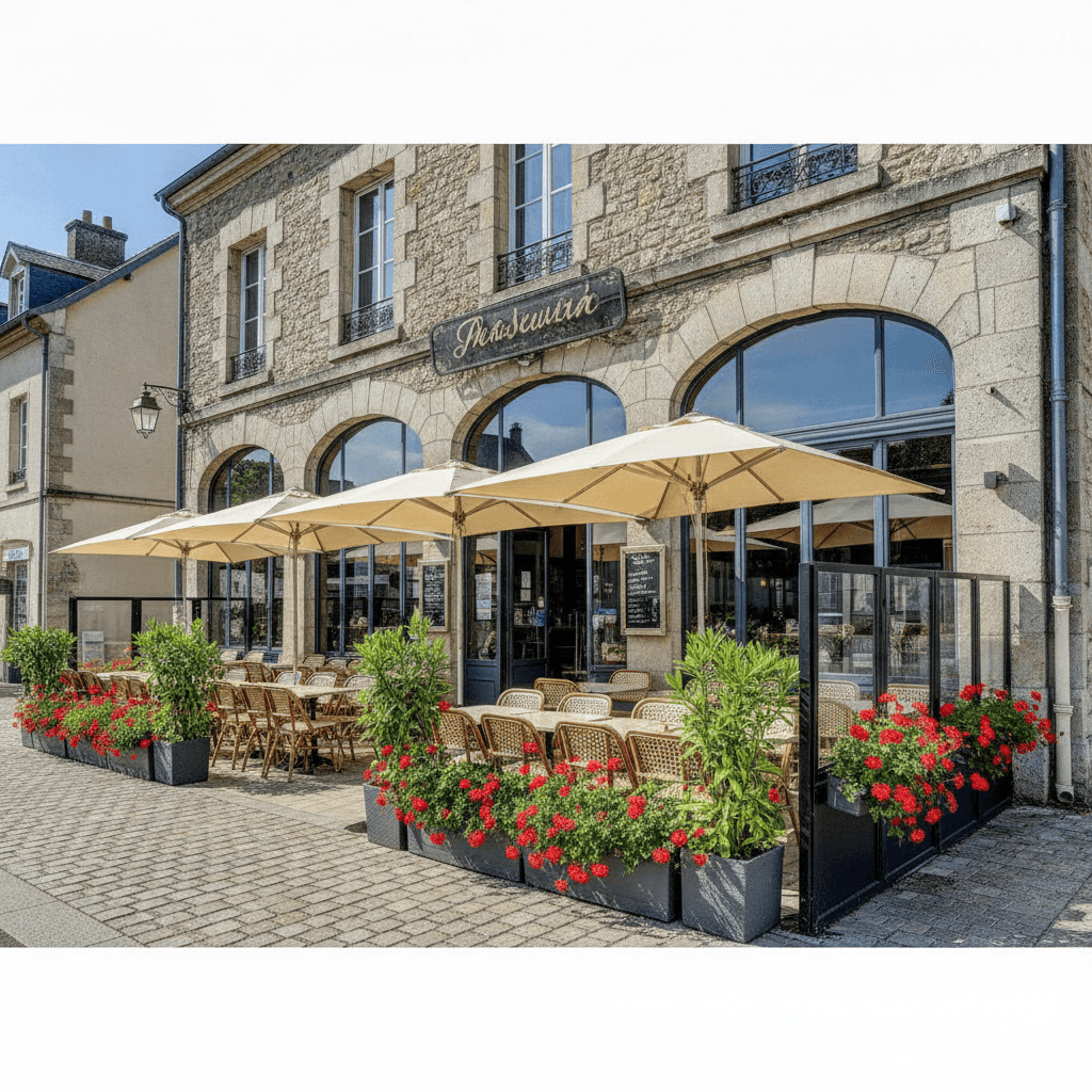 Restaurant 370m² à Changé : terrasse - licence IV - Image 1