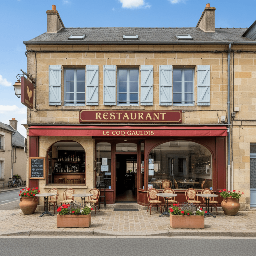 Restaurant 320m² à Javron-Les-Chapelles : terrasse - licence IV - Image 1