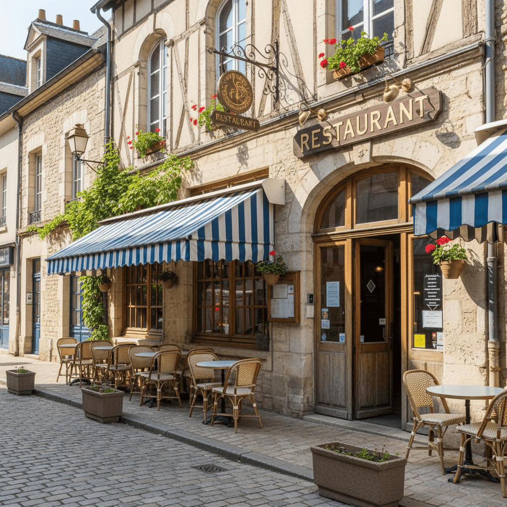 Restaurant à Bayeux : terrasse - licence IV - Image 1