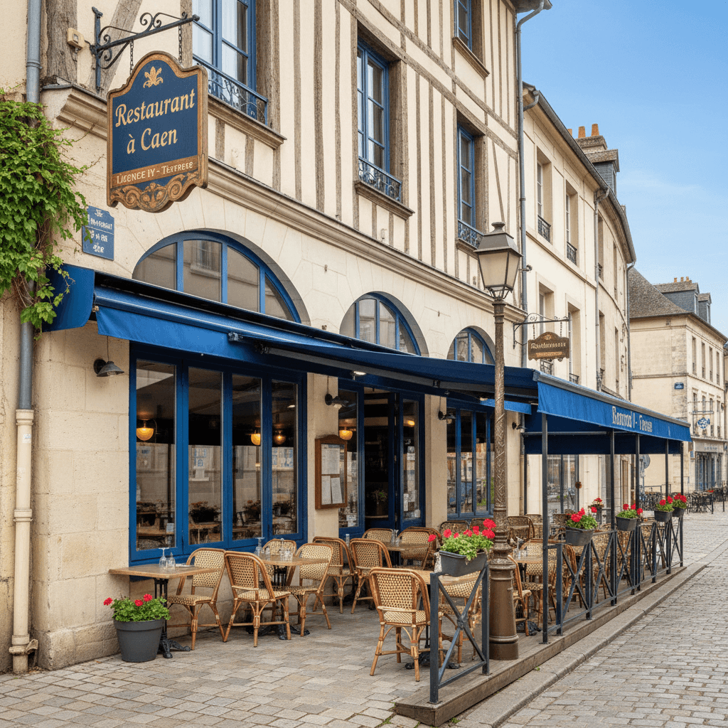Restaurant à Caen : terrasse - licence IV - Image 1
