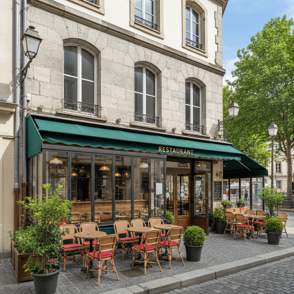 Restaurant 219m² à Grenoble : terrasse - licence IV