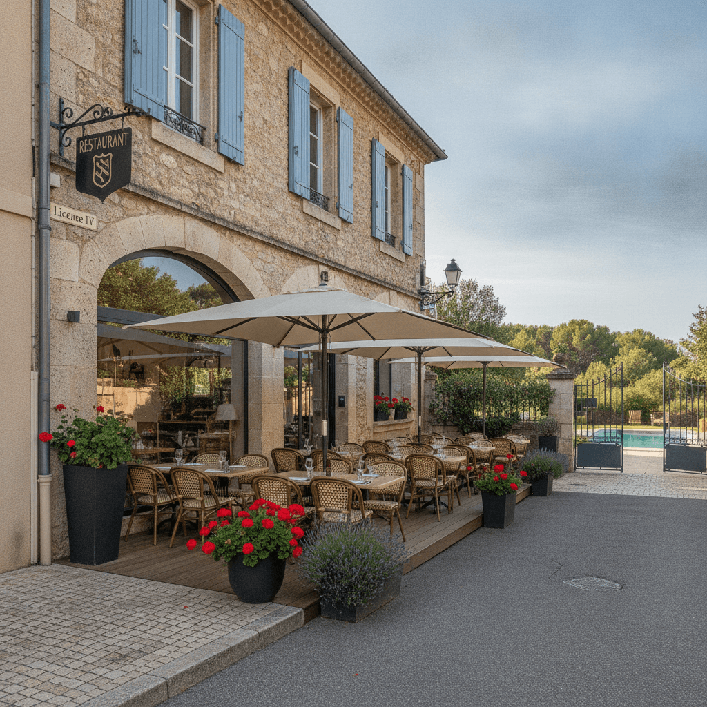 Restaurant 380m² à Juvignac : terrasse - licence IV - Image 1