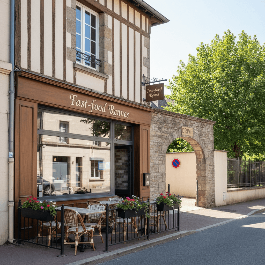 Fast-food 92m² à Rennes : extraction - cuisine équipée