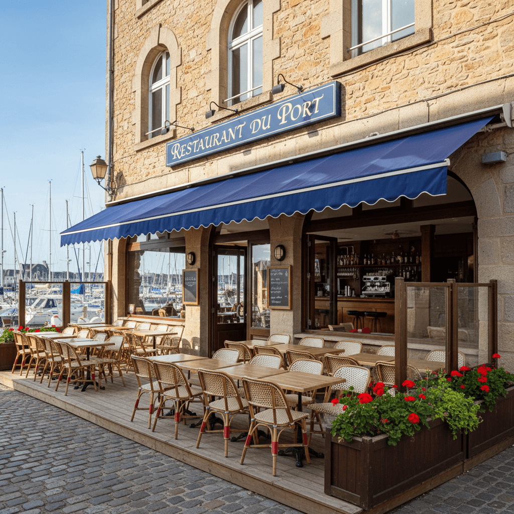 Restaurant 80m² à Le Pouliguen : terrasse - licence IV - Image 1
