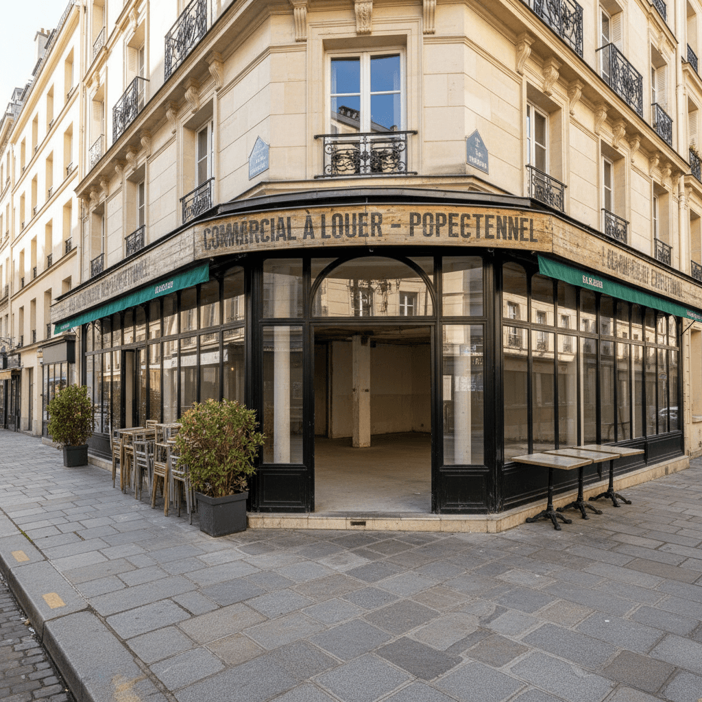 Local commercial à Paris : potentiel exceptionnel