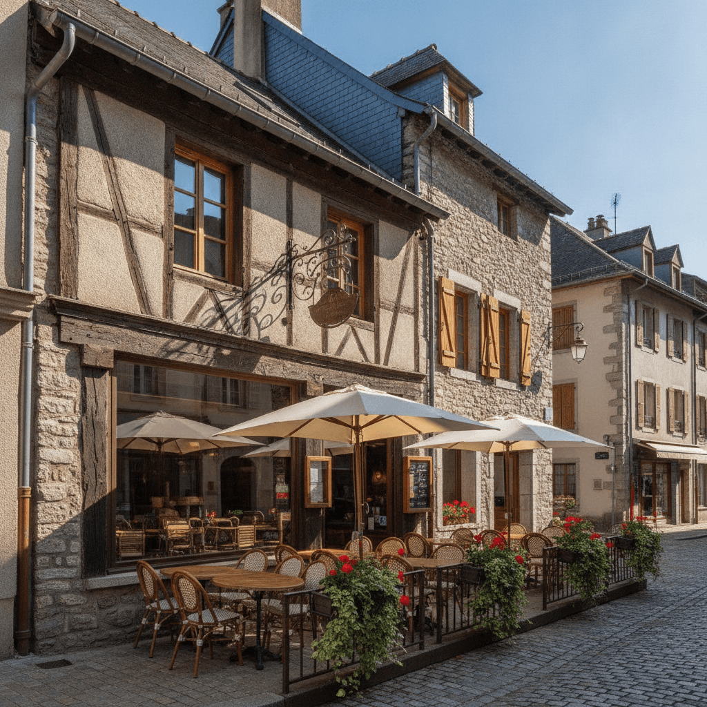 Restaurant 80m² à Thônes : terrasse - licence IV - Image 1