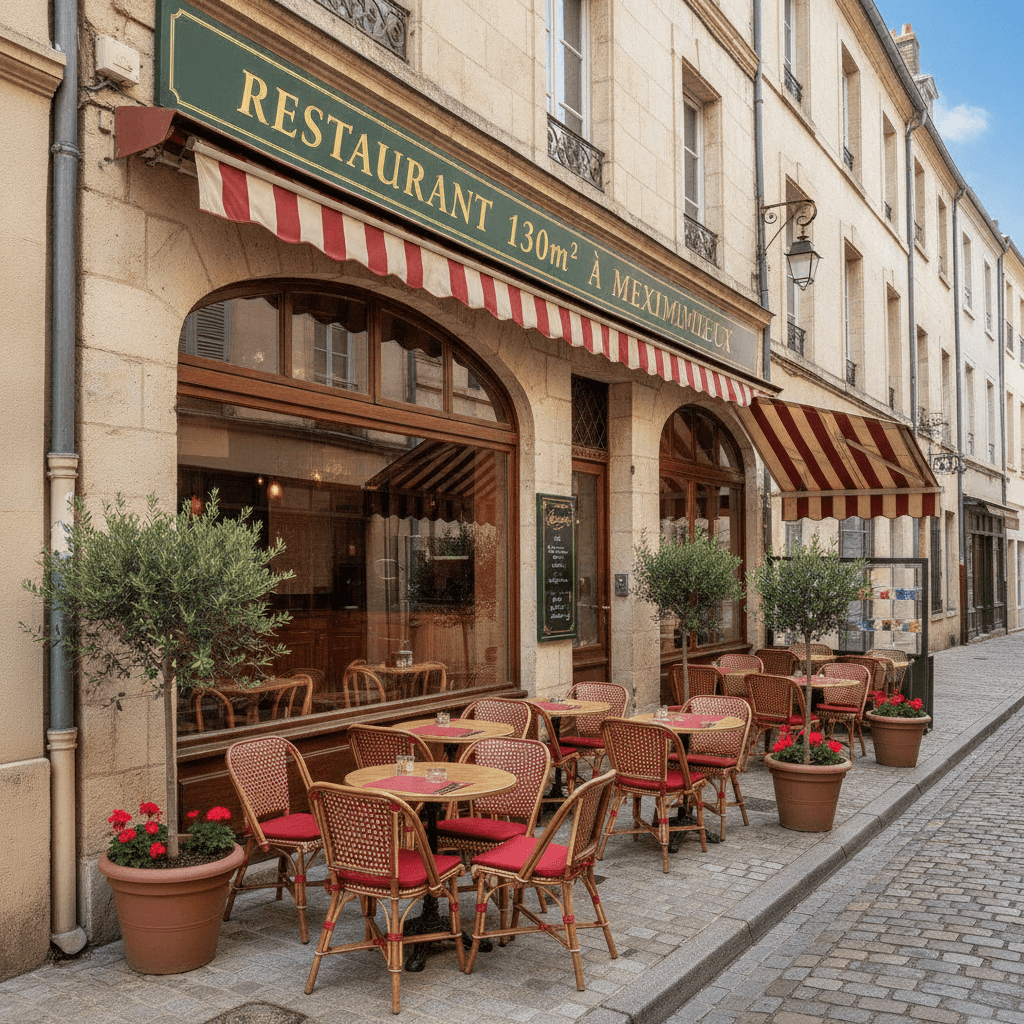 Restaurant 130m² à Meximieux : terrasse - licence IV - Image 1