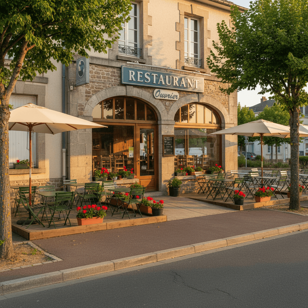 Restaurant à Saint-Brevin-Les-Pins : terrasse - licence IV - Image 1
