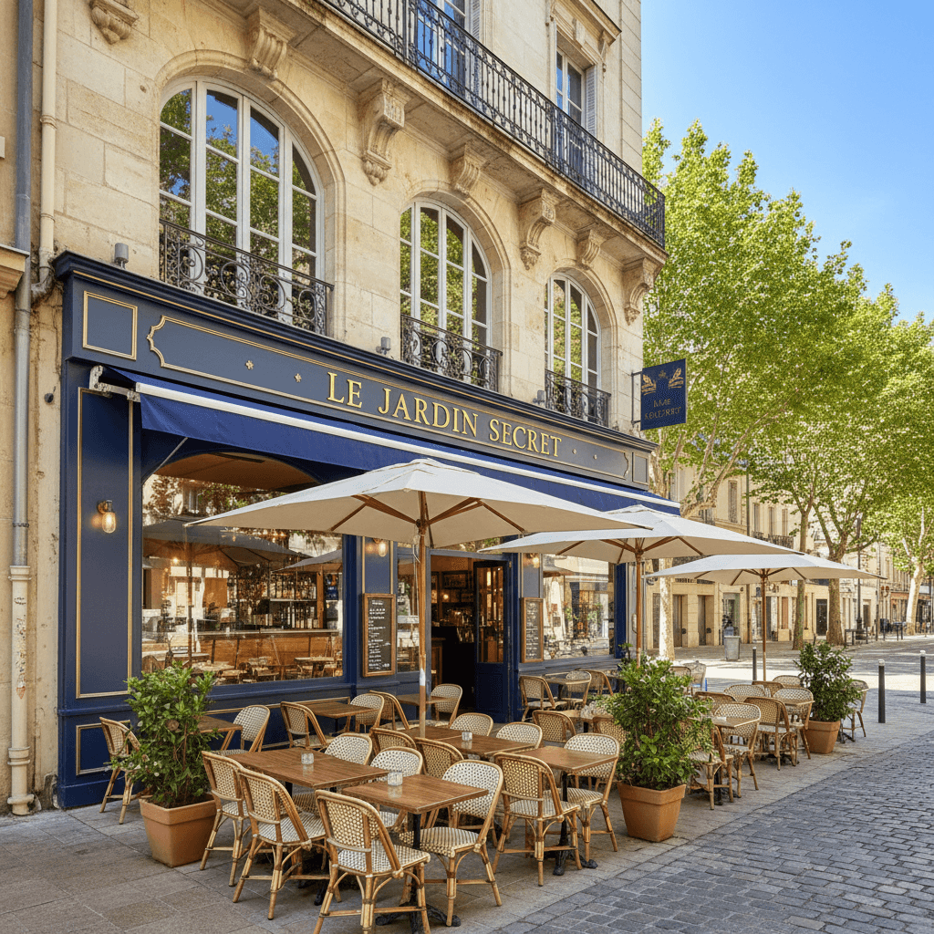 Restaurant 50m² à Montpellier : terrasse - extraction - Image 1