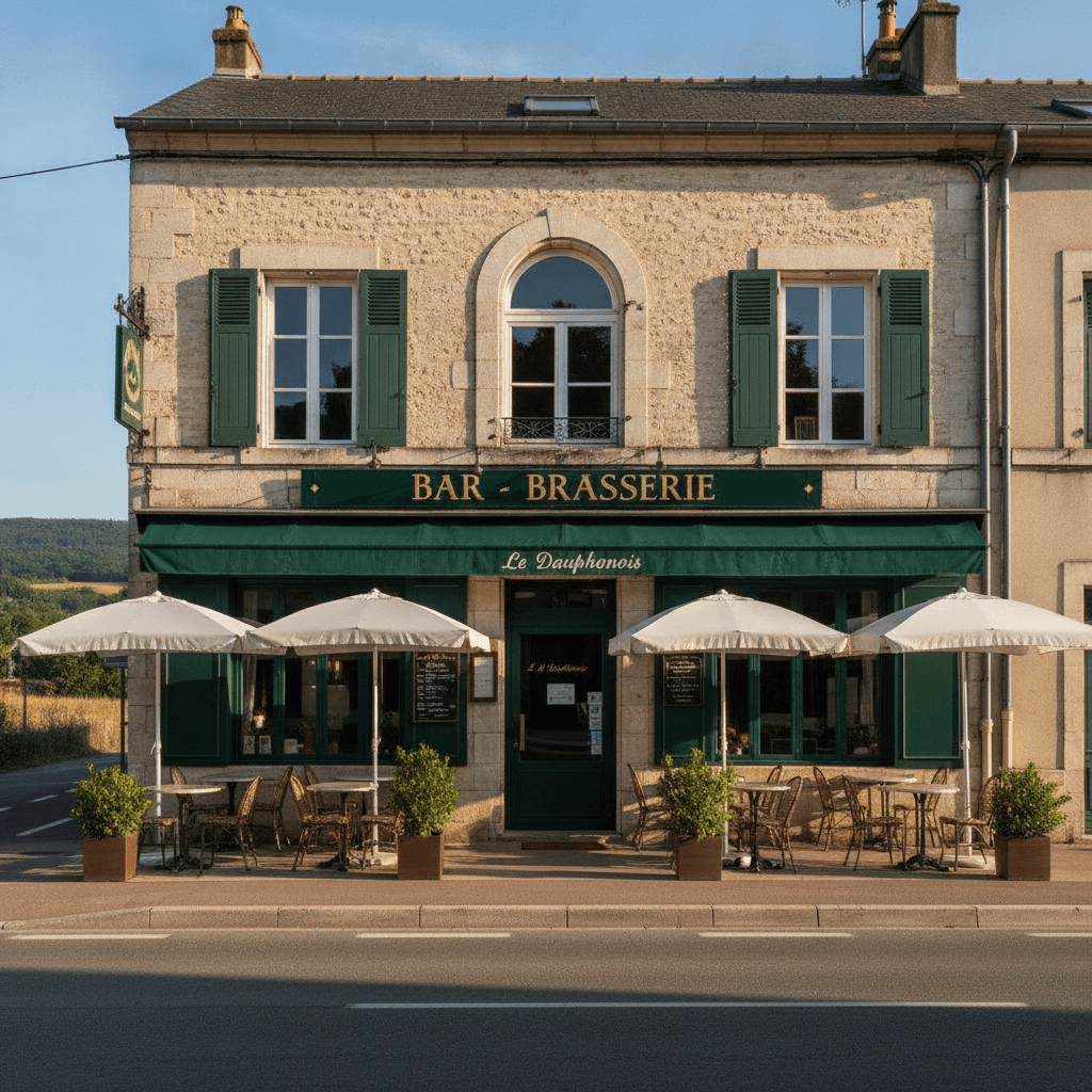 Bar-brasserie 150m² à Froges : terrasse - climatisation - Image 1