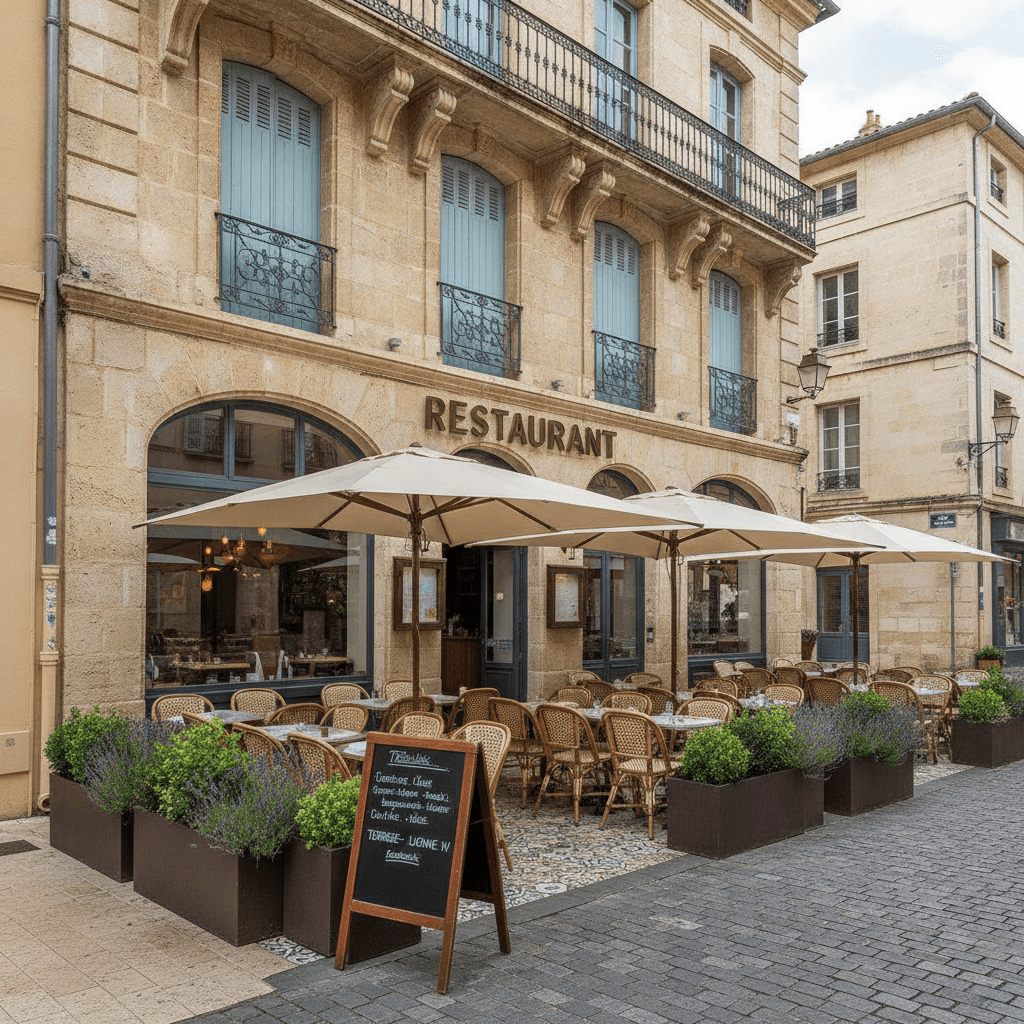 Restaurant 200m² à Montpellier : terrasse - licence IV