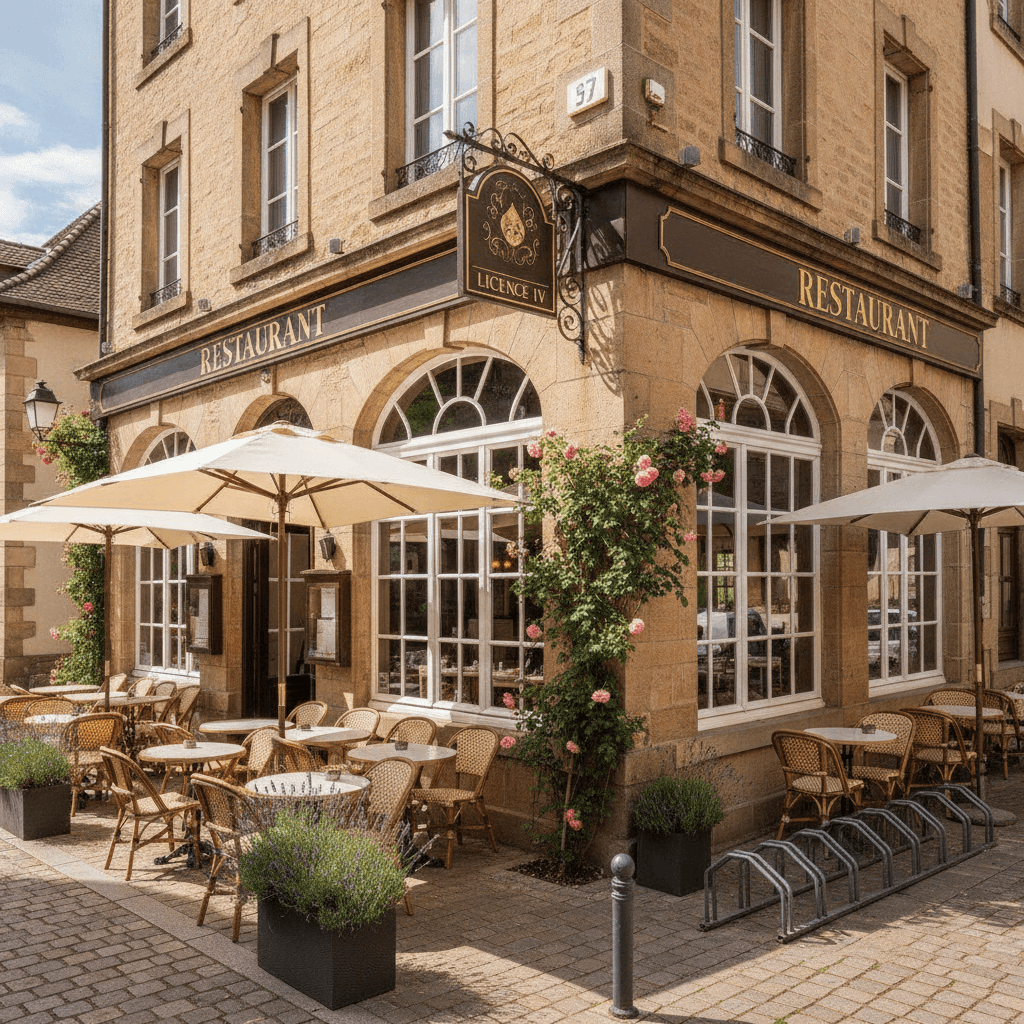 Restaurant 411m² à Lautenbach : terrasse - licence IV - Image 1