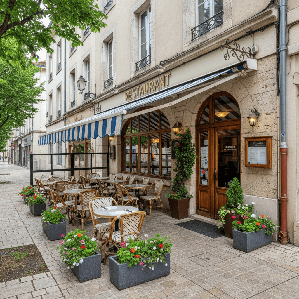 Restaurant 140m² à Meyzieu : terrasse - licence IV - Image 1