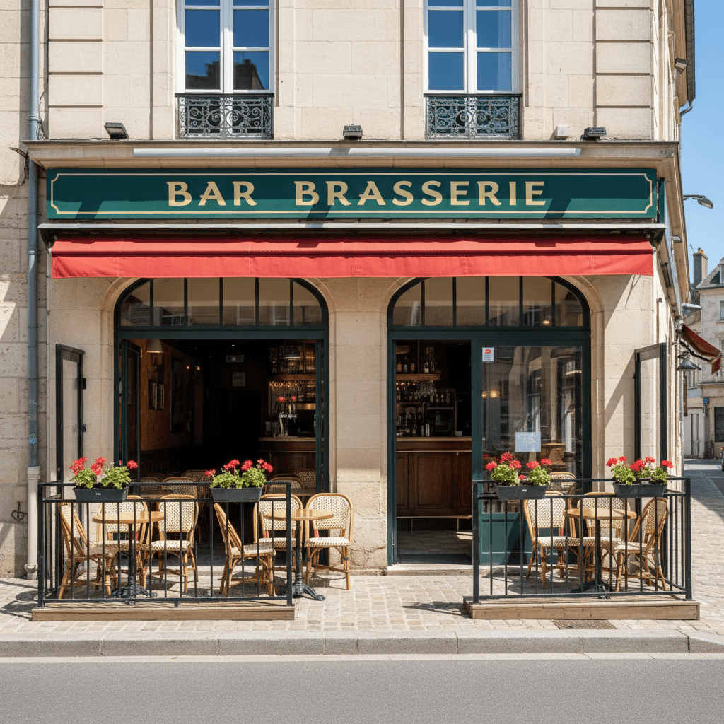 Bar-brasserie à Rennes : cuisine équipée