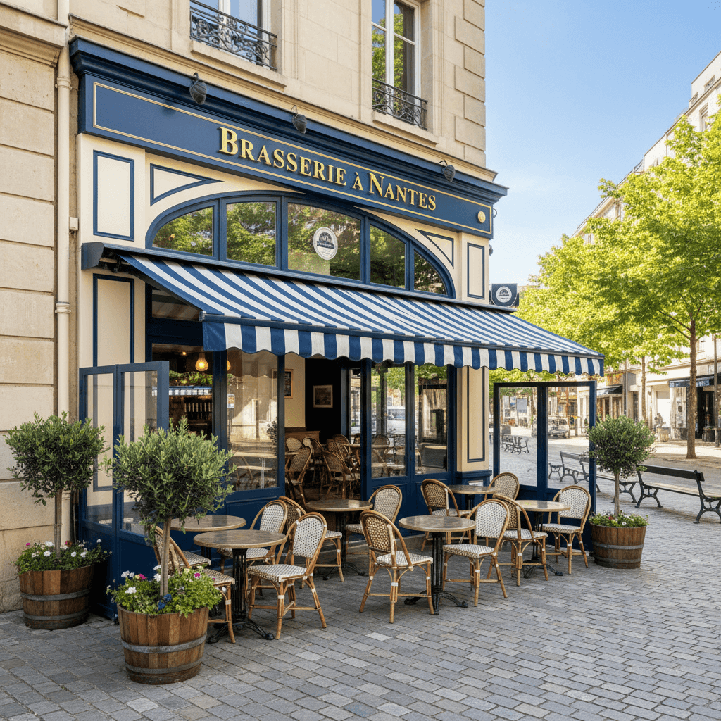 Bar-brasserie à Nantes : terrasse - licence IV - Image 1