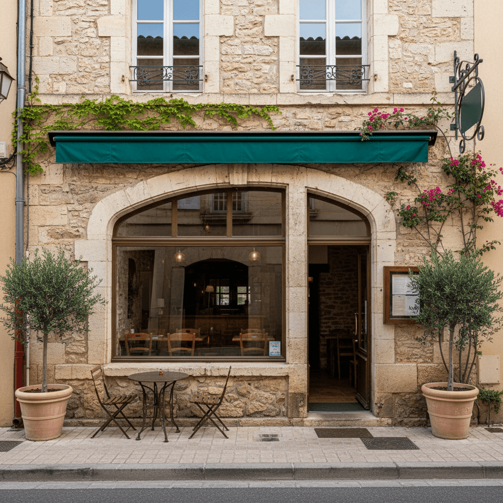 Restaurant à Auriol : terrasse - extraction - Image 1