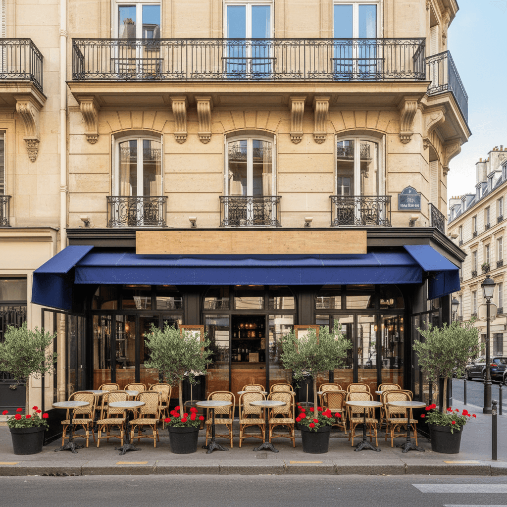 Restaurant 70 couverts à Paris : terrasse - licence IV