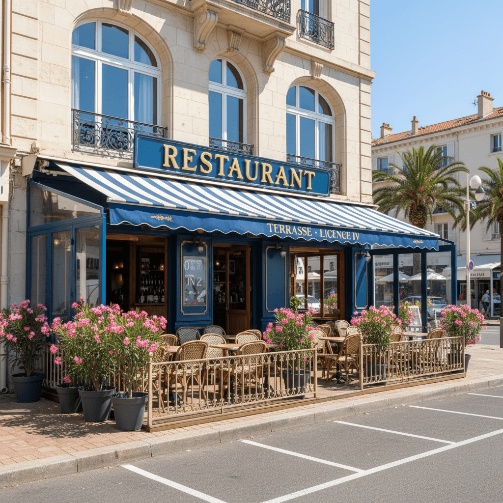 Restaurant : terrasse - licence IV - Image 1