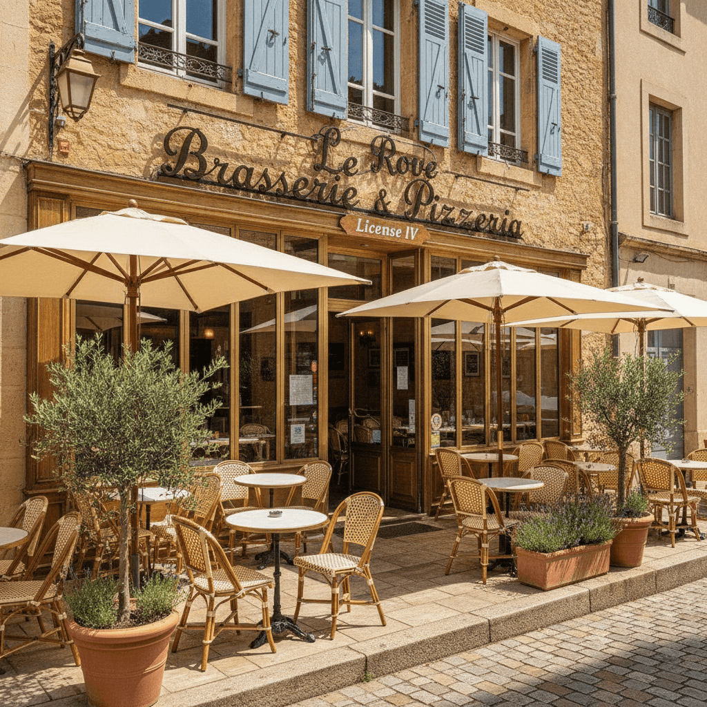 Restaurant 225m² à Le Rove : terrasse - licence IV