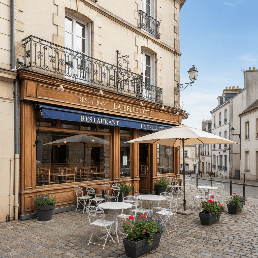 Restaurant 65m² à Fécamp : terrasse - licence IV - Image 1