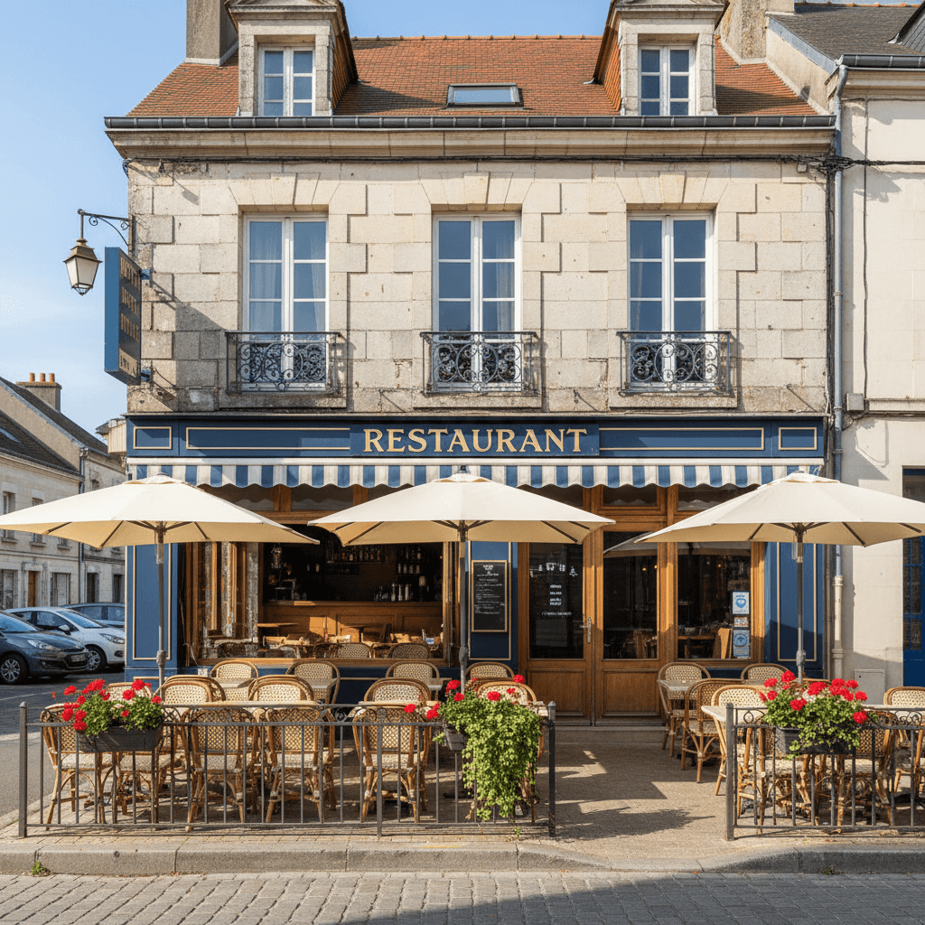 Restaurant 270m² à Locminé : terrasse - licence IV - Image 1