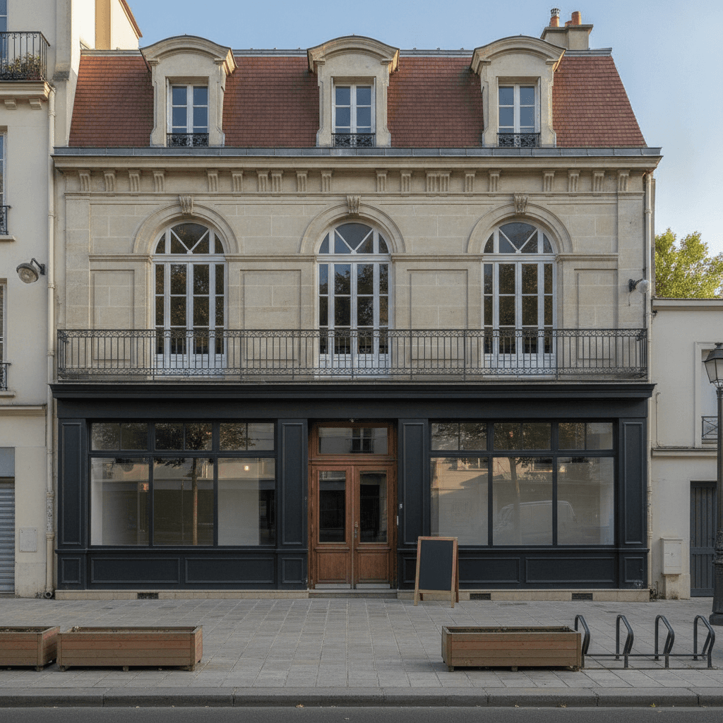 Murs et fonds 280m² à Montreuil : extraction - Image 1