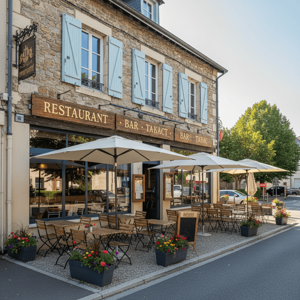 Restaurant 100m² à Voreppe : terrasse - licence IV - Image 1