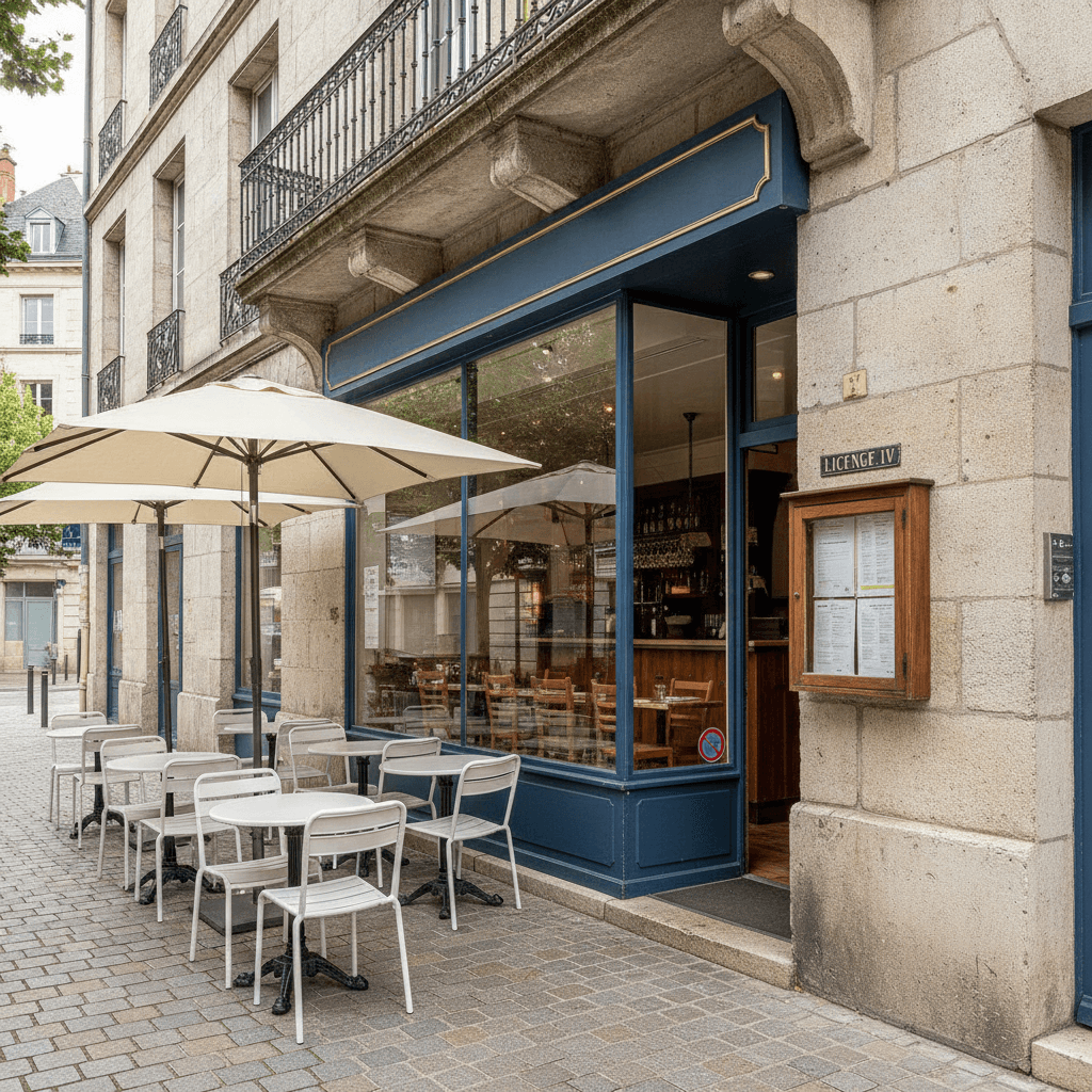 Restaurant à Grenoble : terrasse - licence IV