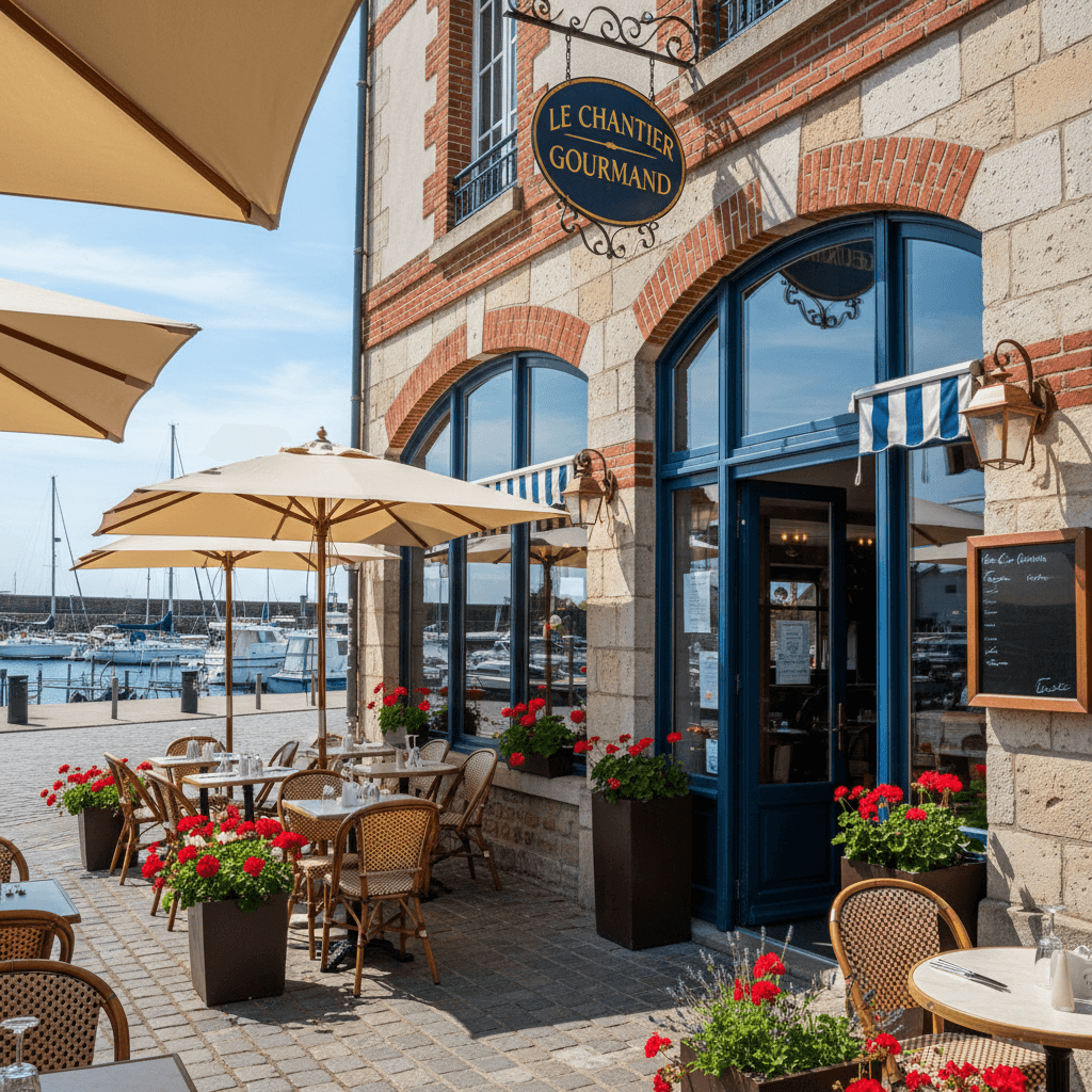 Restaurant 55m² à Le Havre : terrasse - extraction - Image 1