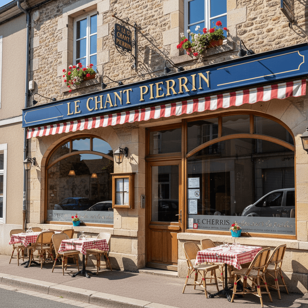 Restaurant à Sablé-Sur-Sarthe : terrasse - licence IV - Image 1