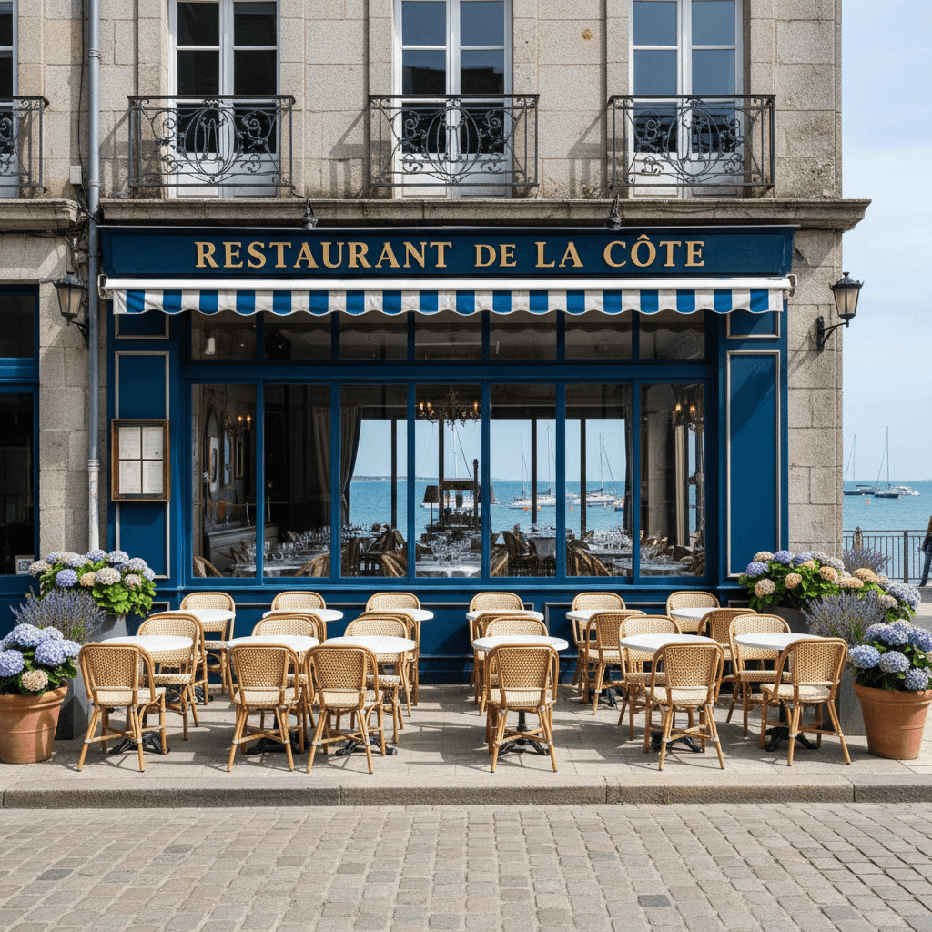 Restaurant à Vannes : terrasse - licence IV - Image 1