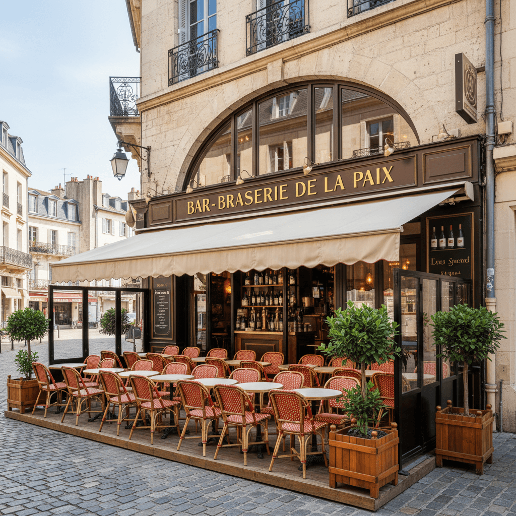 Bar-brasserie 45m² à Aix-Les-Bains : terrasse - licence IV - Image 1