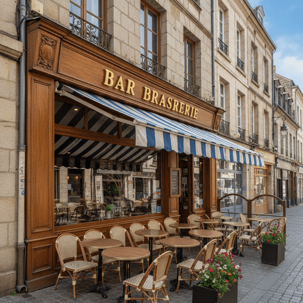 Bar-brasserie à Rennes : terrasse - licence IV