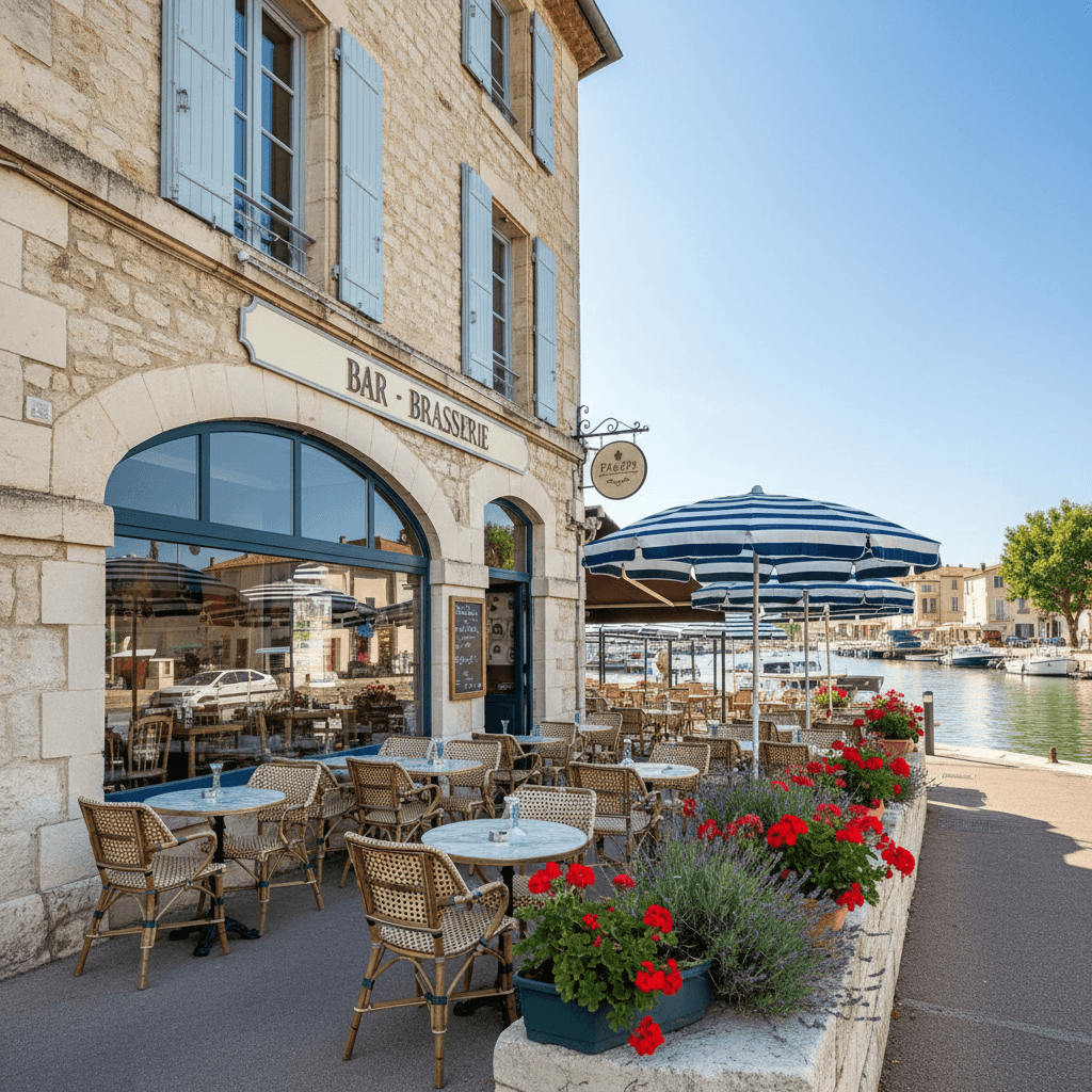 Bar-brasserie 100m² à Martigues : terrasse - licence IV - Image 1